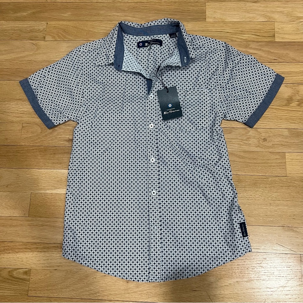 Kids Ben Sherman Blue Button Down Shirt
